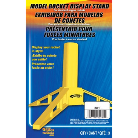 Estes Model Rocket Display Stand