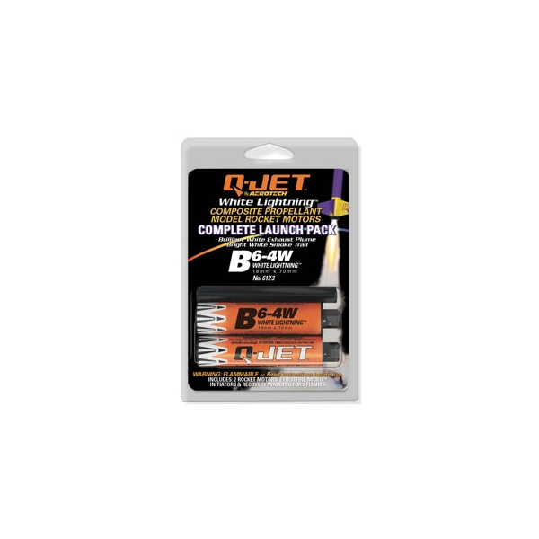 Quest Q-Jet™ B6-4W White Lightning Complete 2-Motor Launch Pack - Q6123